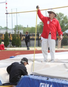 Gary Griner Sr. (now in his 80's) still provides uncounted volunteer hours to the Pole Vault.